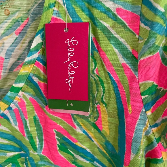 LILLY PULITZER Jessica Dress NWT Size Large Tiki Pink - Picture 2 of 11